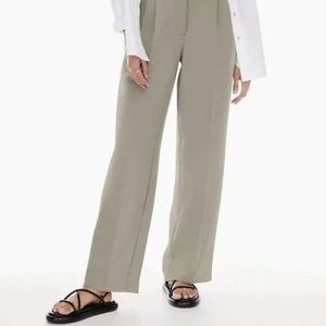 Aritzia Wilfred Effortless Pant 2 Grey Taupe